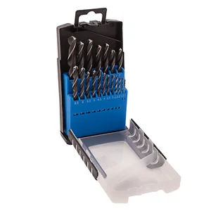 Барс Набор сверл по металлу, 1-10 мм (через 0.5 мм), 19 шт, Р6М5, прокат, цилиндрический хвостовик 72372