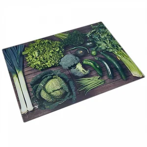 ALPENKOK Доска разделочная 30×40 см стеклянная AK-9052 Детокс