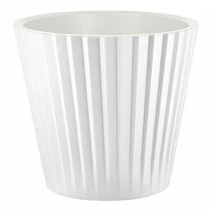 Delta Горшок для цветов InGreen Sand 160 мм, 2 л, c дренажной вставкой IG640010048 белый