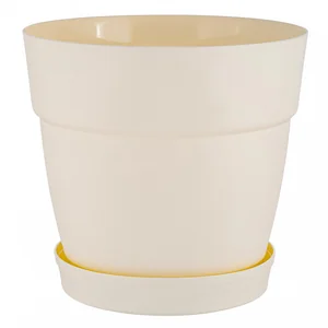 Delta Горшок для цветов InGreen Villa de Fiori с фиксируемым поддоном, 4 л, 200 мм IG660210048 белоснежный жасмин