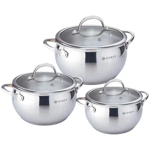 ZEIDAN Набор кастрюль Z-50658 3,8л 2,9л 2,1л