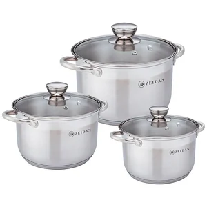 ZEIDAN Набор кастрюль Z-50660 4,0л 3,0л 2,1л