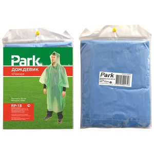 Mallony Дождевик-пончо RP-18, размер L (120x130 cm), голубой, материал: ПЕВА. 999103-SK
