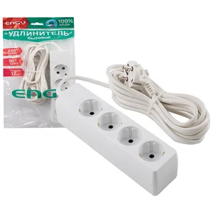 ENGY Удлинитель Гранд 5м/4роз. с заземлением (ПВС 3х0,75). 186693-SK