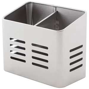 MALLONY Подставка для столовых приборов с 2мя отделениями CARNALE, 16*9*13 см. 007537-SK