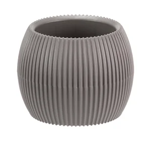 М-ПЛАСТИКА Кашпо ПИКАНТО D115 мм 0,35 л ФРАНЦУЗСКИЙ СЕРЫЙ М 3211