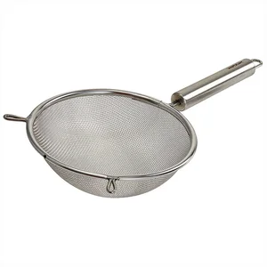 WEBBER Сито (дуршлаг) 14 см нержавеющая сталь BE-7362 металлическая ручка