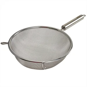 WEBBER Сито (дуршлаг) 18 см нержавеющая сталь BE-7364 металлическая ручка