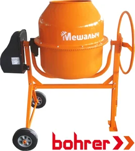 МЕШАЛЫЧБетоносмеситель БС 180 800Вт, объем барабана 180л, чугунный венец, 57кг