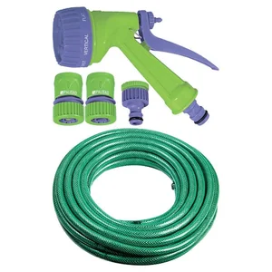 Palisad Набор поливочный, шланг 1/2, 15 м, 7 режимов пистолет, соединитель, адаптер 67424