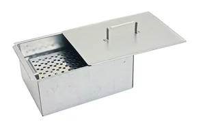 KUKMARA Коптильня двухъярусная 350/250/150(нерж.ст,1,0мм) кн13