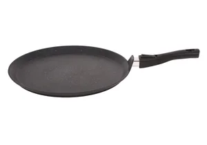 Кукмара Сковорода-лавашница 35 см, АП (темный мрамор) со съемной ручкой слмт352а