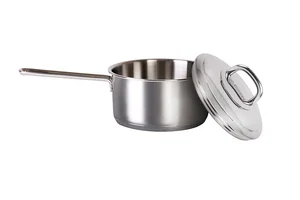 Кукмара Ковш из нержавеющей стали 1,5л с металлической крышкой, линия Safia SF-LDL1516M