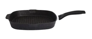 Кукмара Сковорода-гриль квадратная 28 x 28 см с ручкой, АП линия Granit ultra (Original) сгкго280а