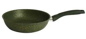 Кукмара Сковорода 26 см с ручкой, АП линия Trendy style (Malachite) 260tsml