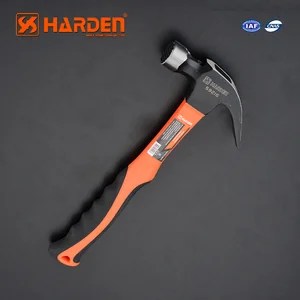HARDEN Молоток-гвоздодер с фибергласовой ручкой 0,56кг 590216
