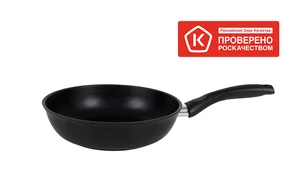 Кукмара Сковорода 24/6 см (с утолщенным дном) с антипригарным покрытием, с ручкой АП линияТрадиция с241а