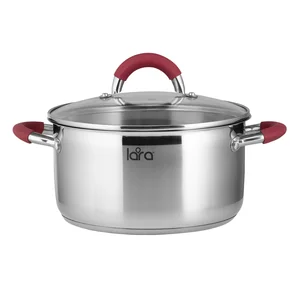 LARA Кастрюля RIVIERA LR02-323 (нерж)