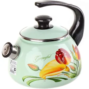 КМК Чайник 2,0л 43615-103/6-У4 цил./св.с рис.(салатн.)