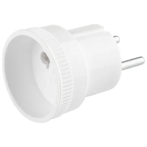 Mallony Переходник электрический большой Веллконт 6А, б/з, ПУ-10/16-001, белый. 104934-SK