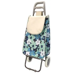 Mallony Тележка с сумкой A204 Незабудки, 25 кг. 093579-SK