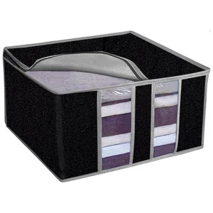 Mallony Ящик раскладной для вещей Black 40*40*25 см. 312614-SK