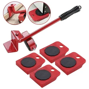 Mallony Набор для перемещения мебели, в наборе: 4 тележки + домкрат. 103935-SK