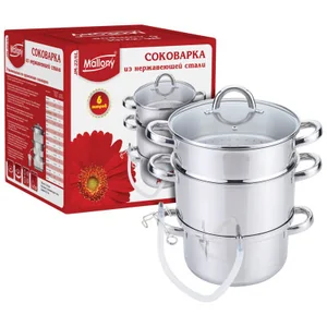 Mallony Соковарка из нерж. стали, JM-22/6L, объём 6л, диам. 22см. 981040-SK
