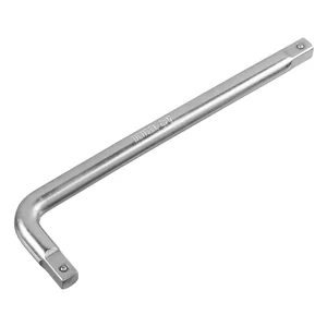 Denzel Вороток Г-образный, 200*50 мм, квадрат 3/8, CrV, матовый хром 14062