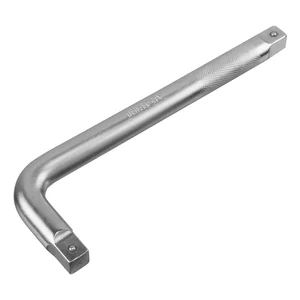 Denzel Вороток Г-образный, 300*100 мм, квадрат 3/4, CrV, матовый хром 14068