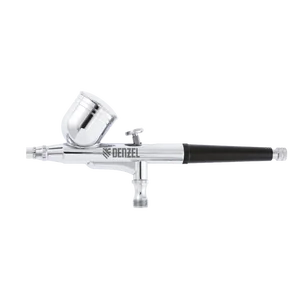 Denzel Аэрограф с верхним бачком AB1, 0.2/0.3/0.5 мм, 7 мл, 9 л/мин 57313