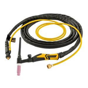 DENZEL Горелка сварочная TIG WP17V, прямое подключение к баллону, 4 метра 93643