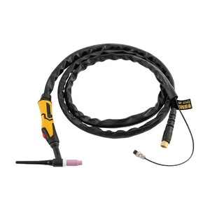 DENZEL Горелка сварочная TIG WP26, разъем 2 пина, 3 метра 93644