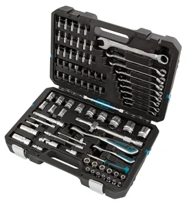 Gross Набор инструментов, 1/4, 1/2, CrV, 120 зубьев, 82 предмета 14149