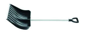 Сибртех Лопата для уборки снега пластиковая, 510 х 415 х 1410 мм, алюминиевый черенок, Россия, 61588