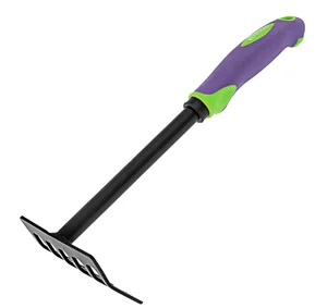 Palisad Грабли 6-зубые, 110х300 мм, стальные, обрезиненная эргономичная рукоятка, LSR1, 62061