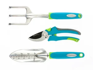 Palisad Набор садового инструмента с секатором, алюминиевый цельнолитой, 3 предмета, Luxe, 62901