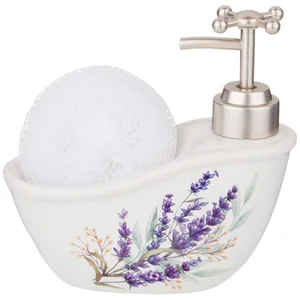 Lefard Дозатор Для Моющего Средства Душа Прованса 300 Мл + Губка 15*7*15 См 755-231