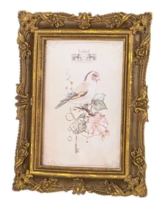 Lefard Фоторамка Цветочки Для Фото 10х15, L-15 W-2 H-20 См Цвет: Бронза С Позолотой. 169-915