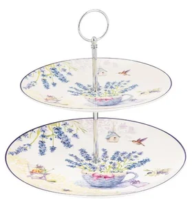 Lefard Блюдо Двухъярусное Lefard Прованс Лаванда 20,5 / 27 См 104-882