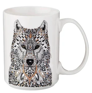 Lefard Кружка Волк 500мл 13,5*8,8*11,8см. 97-607