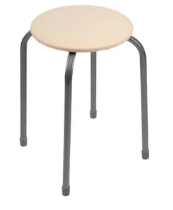 НИКА Табурет Эконом ТБ3/СЛ слоновая кость