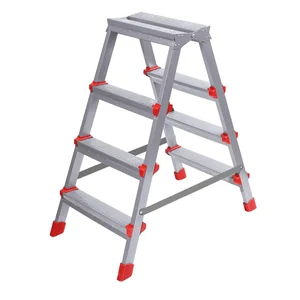 HAUSHALT Лестница-стремянка двусторонняя ННДС4