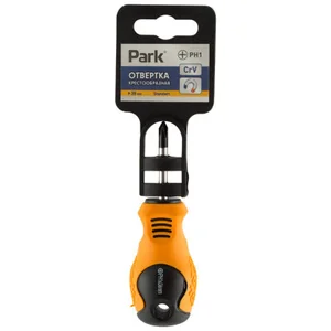 Park Отвертка Standart PH1х3,8см, двухкомпонентная рукоятка, крестовая. 008395-SK