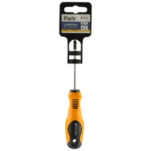 Park Отвертка Standart PZ1х7,5см, двухкомпонентная рукоятка, крестовая. 008403-SK