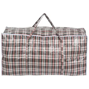Mallony Сумка на молнии Клетка, 100*50*40 см, полипропилен. 008578-SK