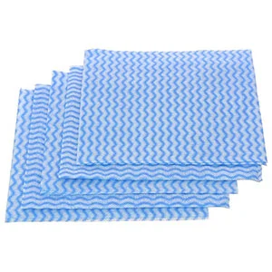 Mallony Салфетки хозяйственные 30*30см, с перфорацией, синяя волна, 5 шт. 006094-SK