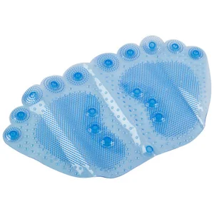 Mallony Коврик ПВХ для ванной Следы 008622-SK