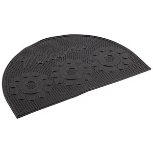 Mallony Резиновый коврик с шипами РОМАШКА полукруг, 40х60 см. 008468-SK