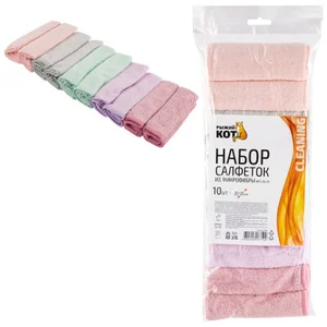 Mallony Набор салфеток из микрофибры 10 шт MFS-05/10. 101190-SK